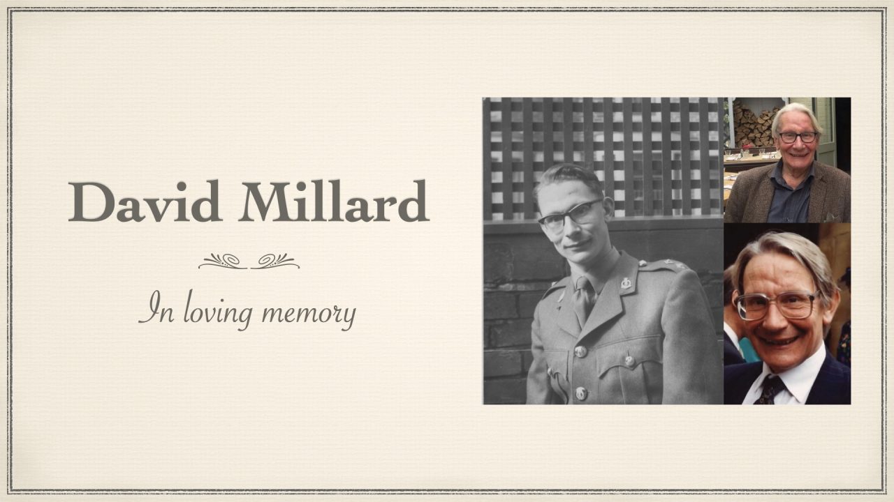 David Millard’s Funeral – Friday 5th February at 12:30pm