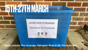 Lent Foodbank Collection – Extra Week