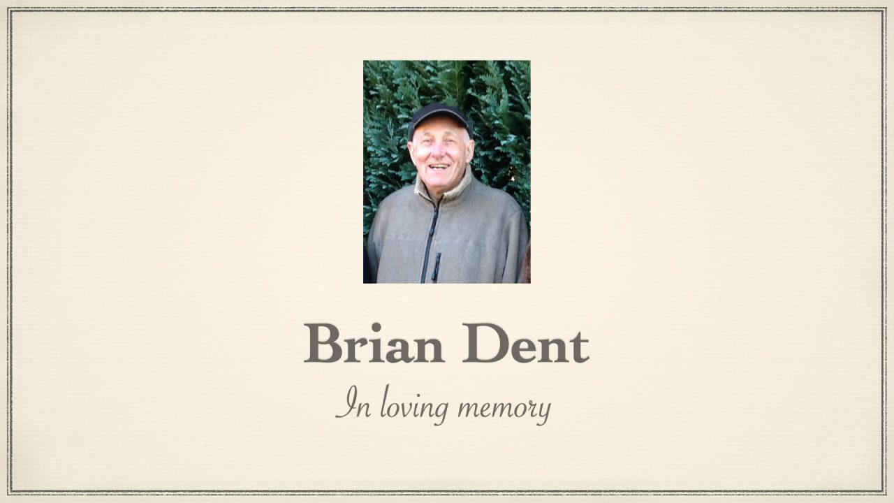 Funeral of Brian Dent – Wednesday 5th April at 12pm