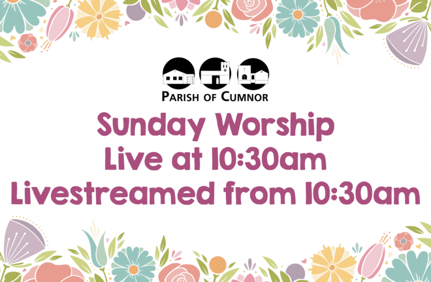 27/7/25 10:30am Morning worship: come and join us or stream live